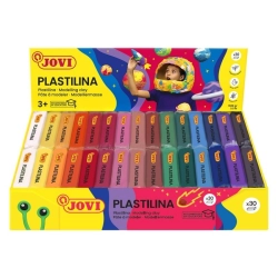 Plastelina JOVI display 30x50g  2x15 kolorów - mix kolorów