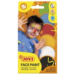 Farby do malowania twarzy JOVI 6x8ml mix kolorów