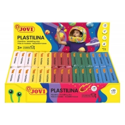 Plastelina JOVI display 30x50g  6x5 kolorów - mix kolorów