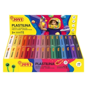 Plastelina JOVI display 30x50g  2x15 kolorów - mix kolorów