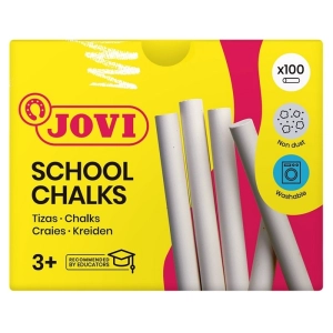 Kreda szkolna JOVI zestaw 100 szt. biała