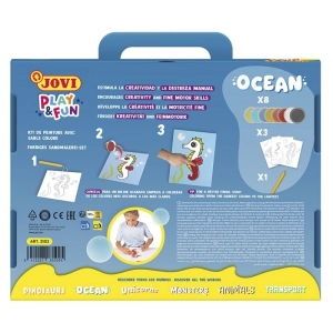 Zestaw do malowania piaskiem JOVI Play&Fun ocean-303335