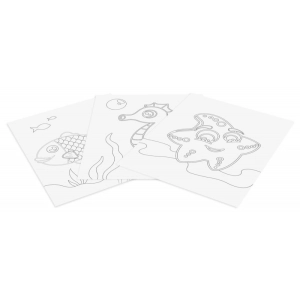 Zestaw do malowania piaskiem JOVI Play&Fun ocean-303336