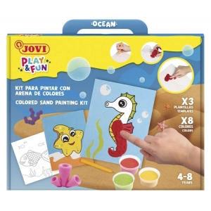 Zestaw do malowania piaskiem JOVI Play&Fun ocean
