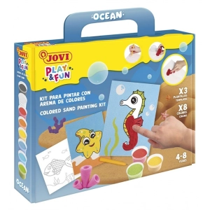 Zestaw do malowania piaskiem JOVI Play&Fun ocean-303347