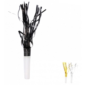 Trąbka imprezowa PARTY GO, 17cm, 8 szt., mix kolorów