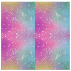Serwetki papierowe PARTY GO Happy Birthday, 33x33cm, 10 szt., mix kolorów