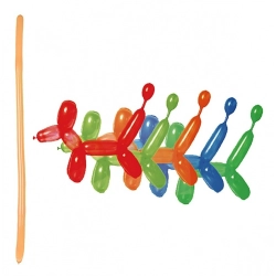 Zestaw balonów PARTY GO, podłużne, 29cm, 15 szt., mix kolorów