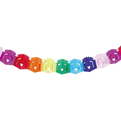 Girlanda papierowa PARTY GO Gift, 3m, mix kolorów
