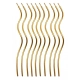 Świeczki spiralne PARTY GO, 14cm, 10 szt., złote