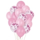 Zestaw balonów PARTY GO, 25-30cm, 15 szt., różowe
