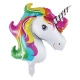 Balon PARTY GO Unicorn, 45cm, 1 szt., mix kolorów