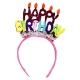 Opaska PARTY GO Happy Birthday, 24cm, 1 szt., mix kolorów