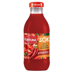 Sok FORTUNA 300ml. szkło - pomidor pikantny