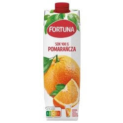 Sok FORTUNA 1l. - pomarańczowy