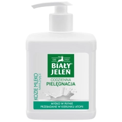 Mydło w płynie BIAŁY JELEŃ 500ml. - kozie mleko