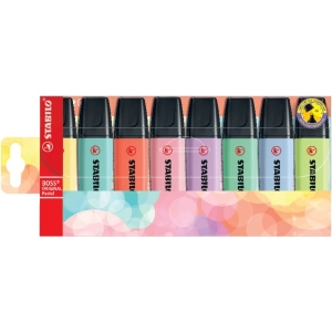 Zakreslacz STABILO BOSS pastel etui 8 szt 708-3