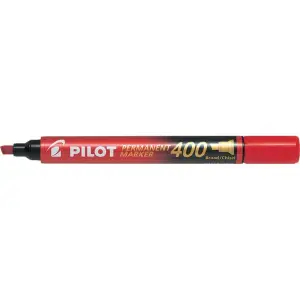 Marker PILOT permanent SCA 400 ścięty - czerwony-307194