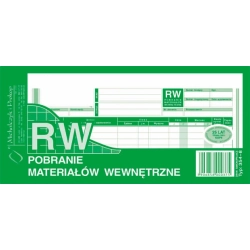 Druk MiP RW pobranie materiałów wewnętrzne 1/3 A4 80 kartek 354-8