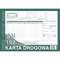 Druk MiP karta drogowa A4 SM102 samochód ciężarowy 801-1
