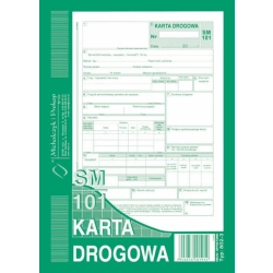 Druk MiP karta drogowa A5 80 kartek 802-3
