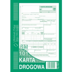 Druk MiP karta drogowa A5 80 kartek 802-3N