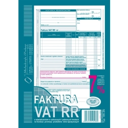 Druk MiP faktura VAT RR A5 80 kartek 185-3N