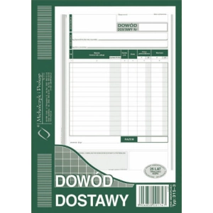 Druk MiP dowód sprzedaży A5 80 kartek 315-3