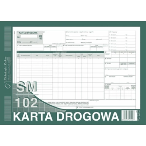 Druk MiP karta drogowa A4 SM102 samochód ciężarowy 801-1