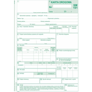 Druk MiP karta drogowa A5 80 kartek 802-3N-309602