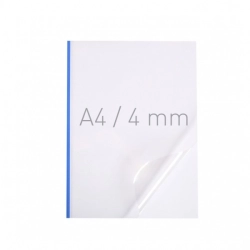 Termookładki OPUS miękkie NeoCover - 297 x 210 mm (A4 pionowa) - niebieski - 4 mm - 40 sztuk