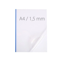 Termookładki OPUS miękkie NeoCover - 297 x 210 mm (A4 pionowa) - niebieski - 1,5 mm - 60 sztuk