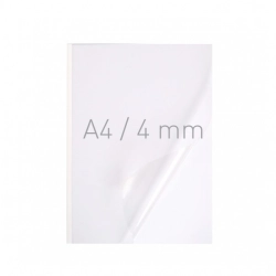 Termookładki OPUS miękkie NeoCover - 297 x 210 mm (A4 pionowa) - biały - 4 mm - 40 sztuk