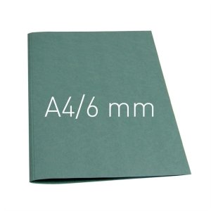 Termookładki OPUS miękkie Thermolinen plain (A4 pionowa) - 100 sztuk - zielony - 3 mm-310146