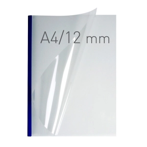 Termookładki OPUS miękkie O.THERMOTOP Double Clear - 297 x 210 mm (A4 pionowa) - czerwony - 12 mm - 30 sztuk-310467