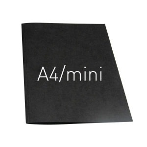 Termookładki OPUS miękkie Thermolinen plain (A4 pionowa) - 100 sztuk - czarny - mini