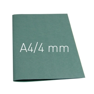 Termookładki OPUS miękkie Thermolinen plain (A4 pionowa) - 100 sztuk - zielony - 6 mm-310535