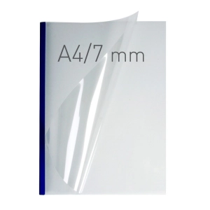 Termookładki OPUS miękkie O.THERMOTOP Double Clear - 297 x 210 mm (A4 pionowa) - czerwony - 3 mm - 50 sztuk-310797