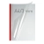 Termookładki OPUS miękkie O.THERMOTOP Double Clear - 297 x 210 mm (A4 pionowa) - czerwony - 3 mm - 50 sztuk