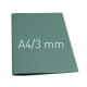 Termookładki OPUS miękkie Thermolinen plain (A4 pionowa) - 100 sztuk - zielony - 3 mm