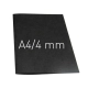 Termookładki OPUS miękkie Thermolinen plain (A4 pionowa) - 100 sztuk - czarny - 4 mm