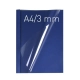Termookładki OPUS miękkie Thermolinen (A4 pionowa) - 100 sztuk - granatowy - 3 mm