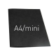 Termookładki OPUS miękkie Thermolinen plain (A4 pionowa) - 100 sztuk - czarny - mini