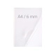 Termookładki OPUS miękkie NeoCover - 297 x 210 mm (A4 pionowa) - biały - 6 mm - 30 sztuk