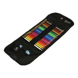 Kredki KOH-I-NOOR akwarelowe 24 kolory Mondeluz w czarnym etui 37224C