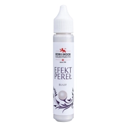Pisak do zdobień KOH-I-NOOR efekt pereł 30 ml. - biały