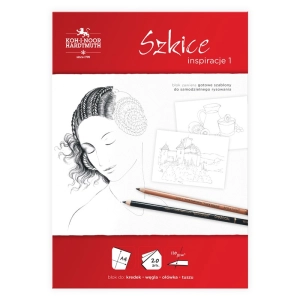 Szkicownik artystyczny KOH-I-NOOR Insporacje A4 110g. 20 kartek