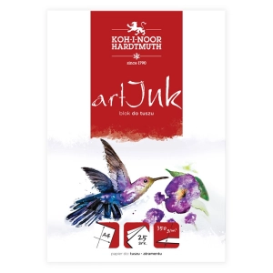Blok do tuszu KOH-I-NOOR Art. Ink A4 350g. 25 kartek