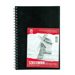 Szkicownik artystyczny KOH-I-NOOR spirala długi bok A4 80 kartek 98g.