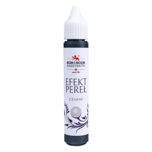 Pisak do zdobień KOH-I-NOOR efekt pereł 30 ml. - czarny